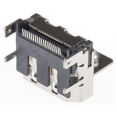 Wurth Elektronik Standard 19 Way Female Right Angle HDMI Connector 40 V