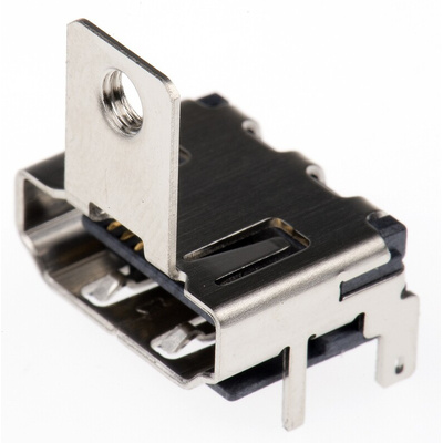 Wurth Elektronik Standard 19 Way Female Right Angle HDMI Connector 40 V