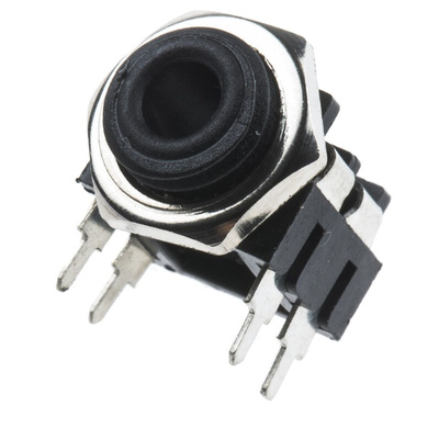 RS PRO Jack Connector 3.5 mm PCB Mount Mono Socket