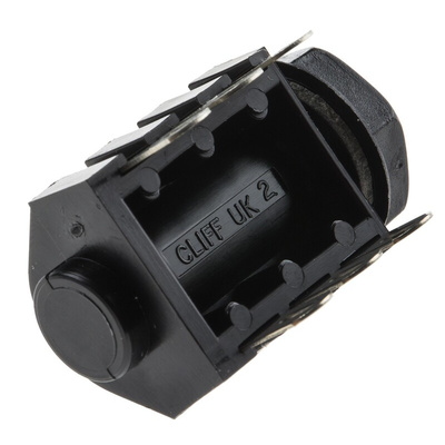 RS PRO Jack Connector 6.35 mm Panel Mount Stereo Socket, 3Pole 5A