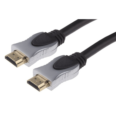 RS PRO Single Gang 3 Way Female HDMI, SVGA, USB A Faceplate