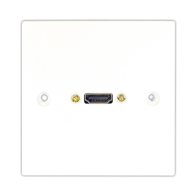 RS PRO Single Gang 1 Way Female HDMI Faceplate