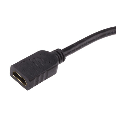 RS PRO Single Gang 1 Way Female HDMI Faceplate
