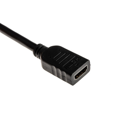 RS PRO Single Gang 1 Way Female to Female HDMI Faceplate