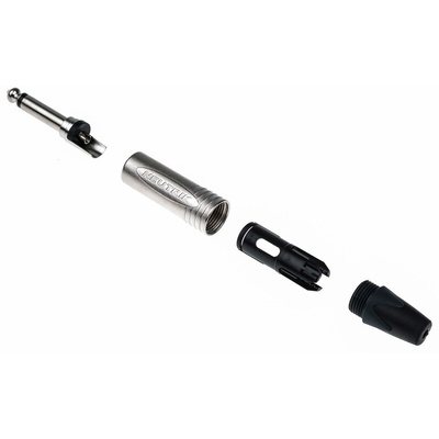 Neutrik Jack Connector 6.35 mm Cable Mount Mono Plug, 2Pole 15A