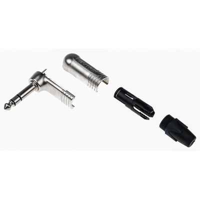 Neutrik Jack Connector 6.35 mm Cable Mount Stereo Plug, 3Pole