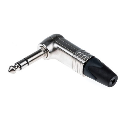 Neutrik Jack Connector 6.35 mm Cable Mount Stereo Plug, 3Pole