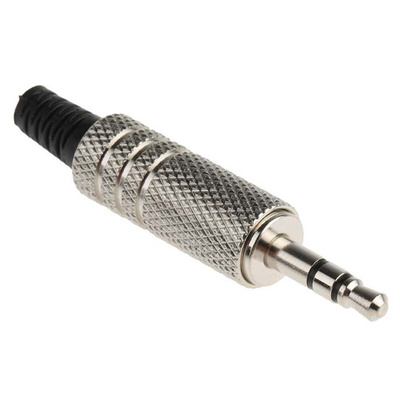 RS PRO Jack Connector 3.5 mm Cable Mount Stereo Plug