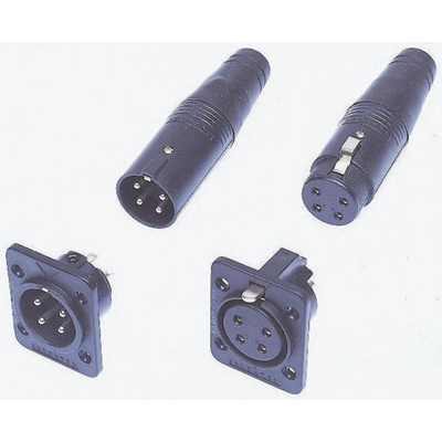 Nexans Cable Mount Loudspeaker Connector Socket, 8 Way, 15A