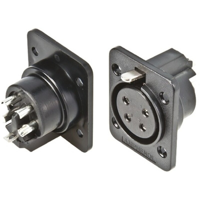 Nexans Panel Mount Loudspeaker Connector Socket, 4 Way, 20A