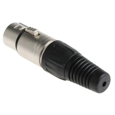 RS PRO Cable Mount XLR Connector, Female, 4 Way