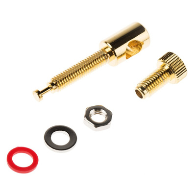 RS PRO Chassis Mount Loudspeaker Connector Plug, 1 Way, 16A, Screw Down Termination