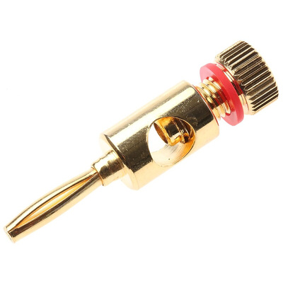 RS PRO Loudspeaker Connector Plug, 1 Way, 16A, Screw Down Termination