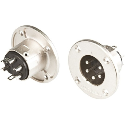 KYOCERA AVX Panel Mount Loudspeaker Connector Plug, 5 Way, 20A