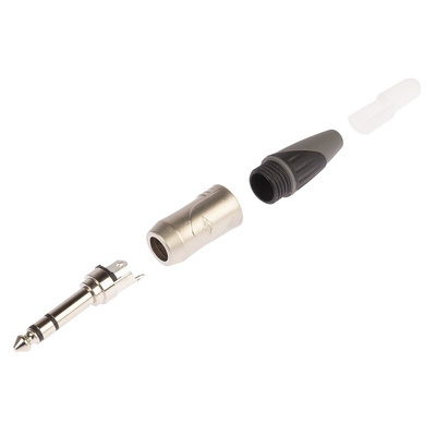 RS PRO Jack/TRS Connector 6.35 mm Stereo Plug 1A