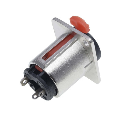 RS PRO Jack Connector Panel Mount Socket, 3Pole