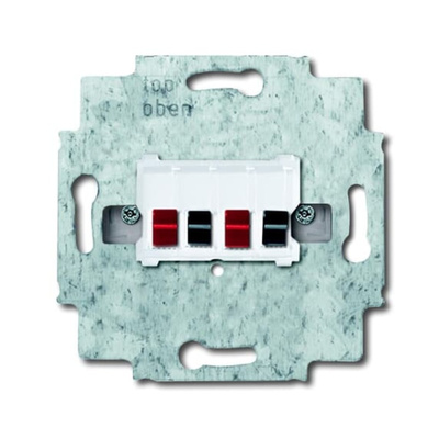 ABB Flush Mount Loudspeaker Connector