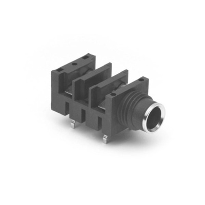 Amphenol Audio Jack Connector 1/4 in Chassis Mount Phone Jack Socket 10A