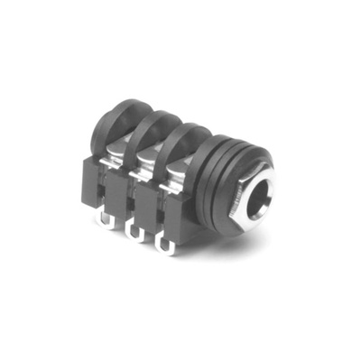 Amphenol Audio Jack Plug 1/4 in Cable Mount Phone Jack Plug 10A