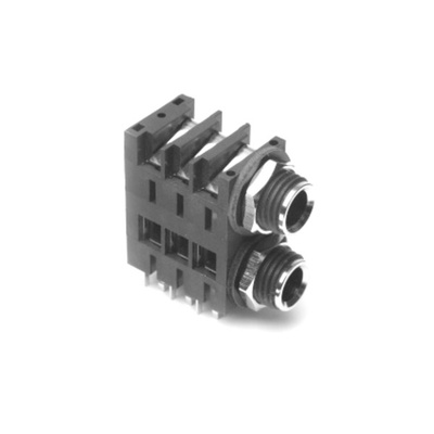 Amphenol Audio Jack Connector 1/4 in PCB Phone Jack Socket 10A