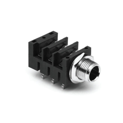 Amphenol Audio Jack Connector 1/4 in Chassis Mount Phone Jack Socket 10A