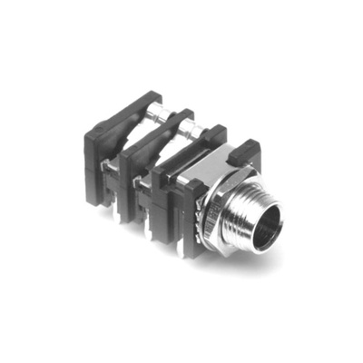 Amphenol Audio Jack Connector 1/4 in Chassis Mount Phone Jack Socket 10A