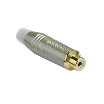Amphenol Audio Satin Gold Cable Mount RCA Socket, Gold, 10A
