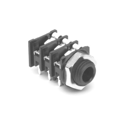 Amphenol Audio Jack Connector 1/4 in PCB Phone Jack Socket 10A