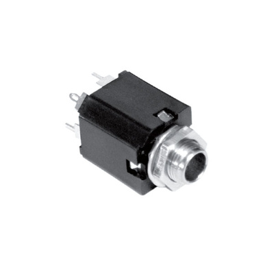 Amphenol Audio Jack Connector 1/4 in PCB Phone Jack Socket 10A