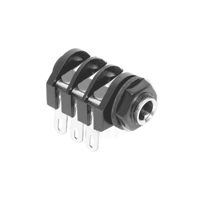 Amphenol Audio Jack Connector 1/4 in PCB Phone Jack Socket 10A
