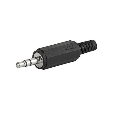 Schurter Jack Plug 3.5 mm Cable Mount Audio Plug Plug 500mA