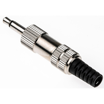 Lumberg Jack Connector 3.5 mm Cable Mount Mono Plug, 2Pole 1A