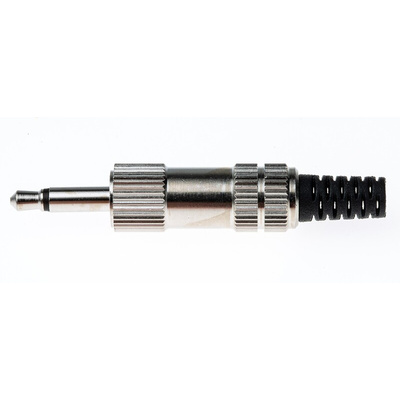 Lumberg Jack Connector 3.5 mm Cable Mount Mono Plug, 2Pole 1A