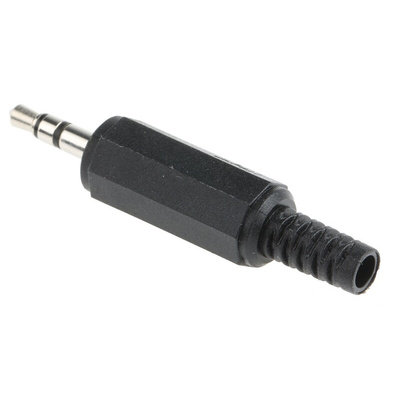 Lumberg Jack Connector 3.5 mm Cable Mount Stereo Plug, 3Pole 1A