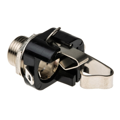 Lumberg Jack Connector 6.35 mm Panel Mount Stereo Socket, 3Pole 2A