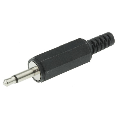 Lumberg Jack Connector 3.5 mm Cable Mount Mono Plug, 2Pole 1A