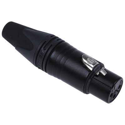 Neutrik Cable Mount XLR Connector, Female, 50 V, 3 Way, Silver Plating