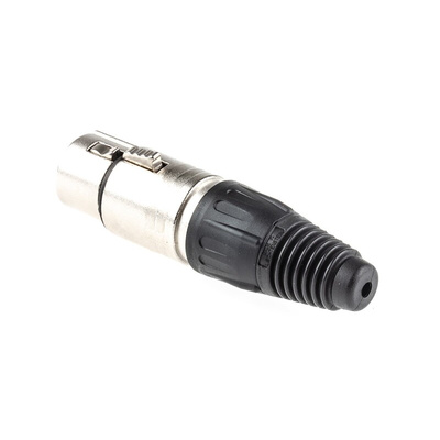 Neutrik Cable Mount XLR Connector, Female, 50 V, 3 Way, Silver over Nickel Plating