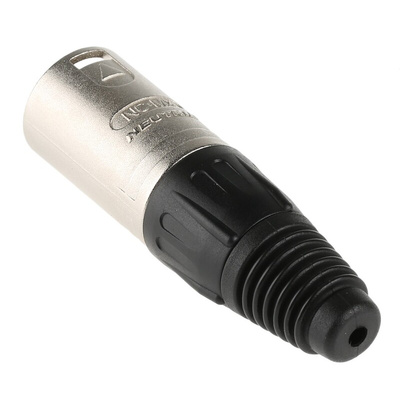 Neutrik Cable Mount XLR Connector, Male, 50 V, 5 Way, Silver Plating