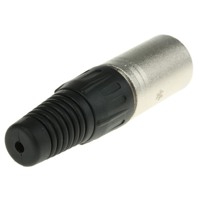 RS PRO Cable Mount XLR Connector, Male, 4 Way