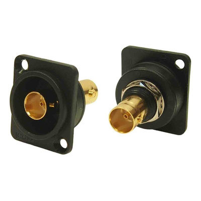 RS PRO Feed Through XLR Connector, Male, Gold Plating