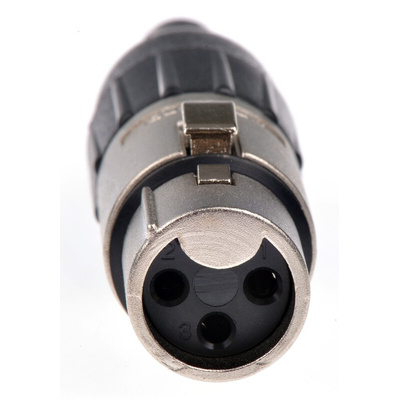 RS PRO Cable Mount XLR Connector, Female, 120 V ac, Tin Plating