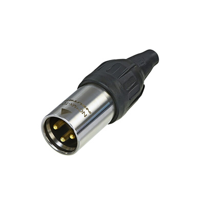 Neutrik Cable Mount XLR Connector, Male, 50 V