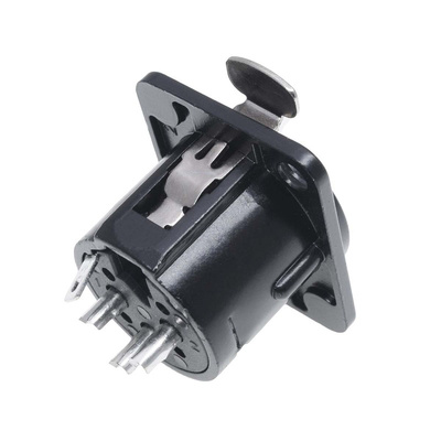 RS PRO Panel Mount XLR Connector, Female, 50 V, 3 Way, Silver Plating