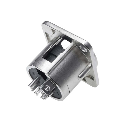 RS PRO Panel Mount XLR Connector, Male, 50 V, 7 Way, Silver Plating