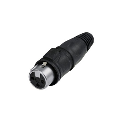 Re-An Products Socket Mount XLR Connector, Female, IP65, 3 Way