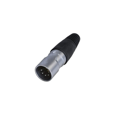 Re-An Products Socket Mount XLR Connector, Male, IP65, 5 Way