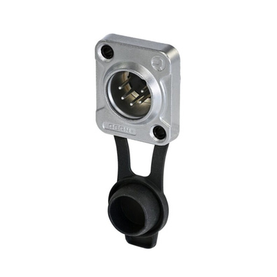 Re-An Products Socket Mount XLR Connector, Male, IP65, 5 Way