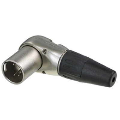 Re-An Products Cable Mount XLR Connectors, Right Angle, Male, 5 Way