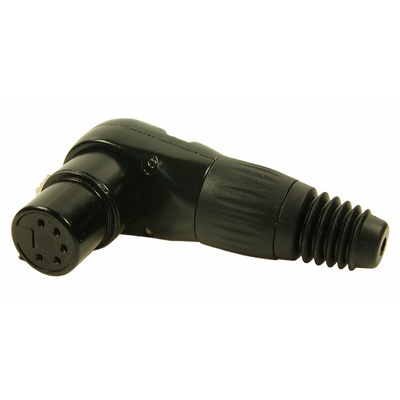 RS PRO Cable Mount, Chassis Mount XLR Connector, Right Angled, Female, 50 V, 3 Way